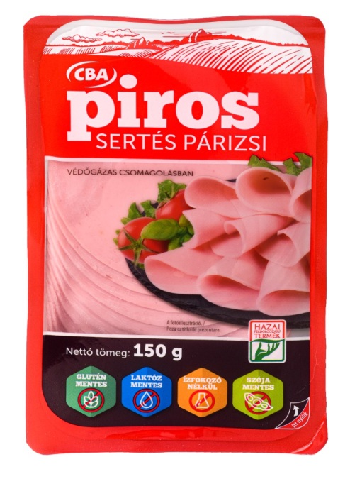 CBA Piros Sertés párizsi szeletelt 150g